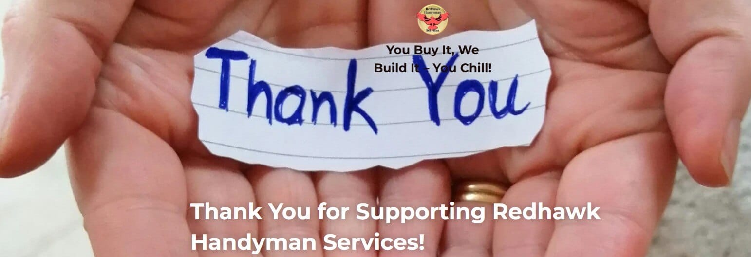 Thank You from Redhawk Handyman